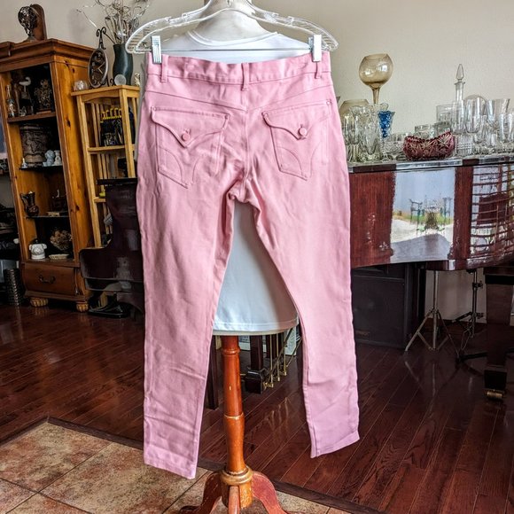 Shinestar pink stretch pants/leggings.   Sz XL - Picture 6 of 13